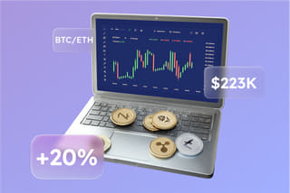 Tecnologia di visualizzazione del sistema di trading automatizzato AI su Vertice Fondivo